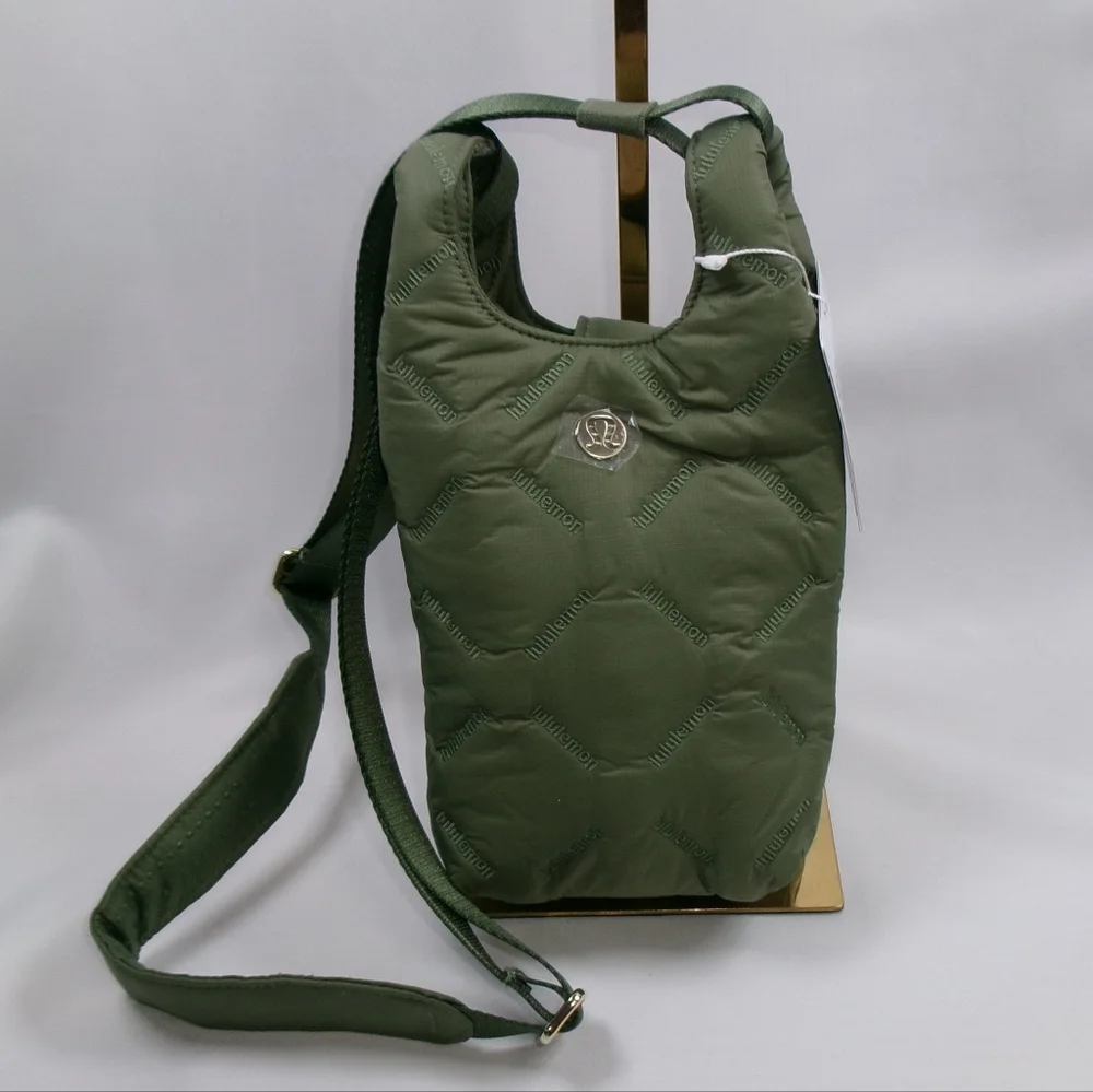 Lululemon | 1L Quilted Pleasures Phone Crossbody Bag Bay Leaf NEW WITH TAG! - Picture 6 of 13